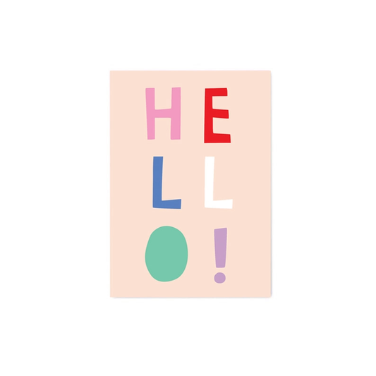 Hello! Postcard image 0