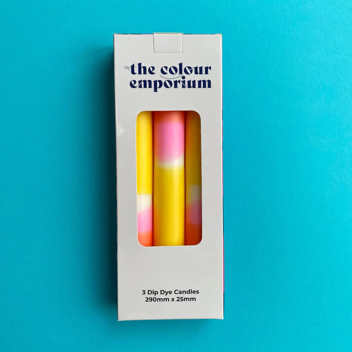 Fruit Salad Dip Dye Candle Trio image 0