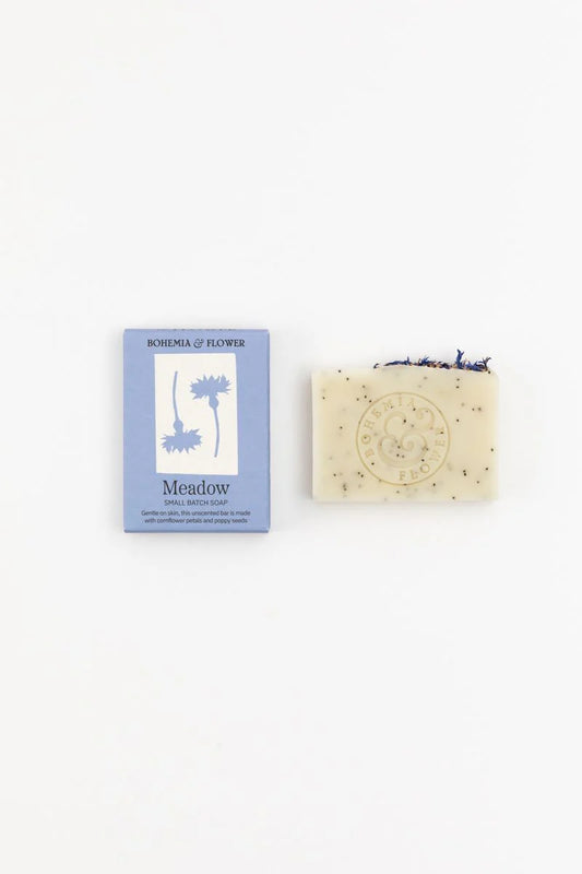 Meadow Soap - Cornflower & Poppy Seed Unscented