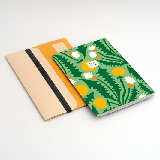 A5 Notebook and Folder - Dandelion