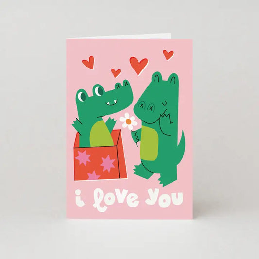 I Love You Crocs Card