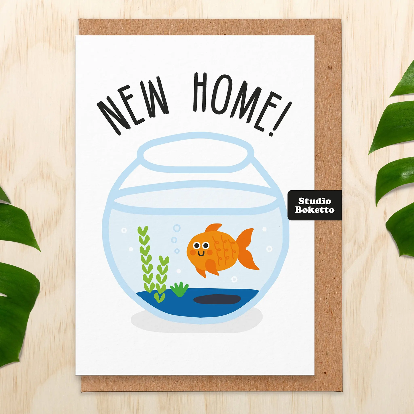 Goldfish New Home Card image 0