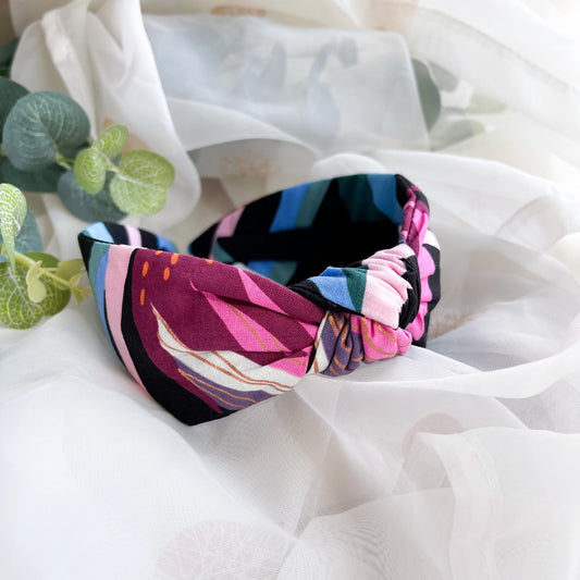 Knot Headband - Tulip Floral image 0