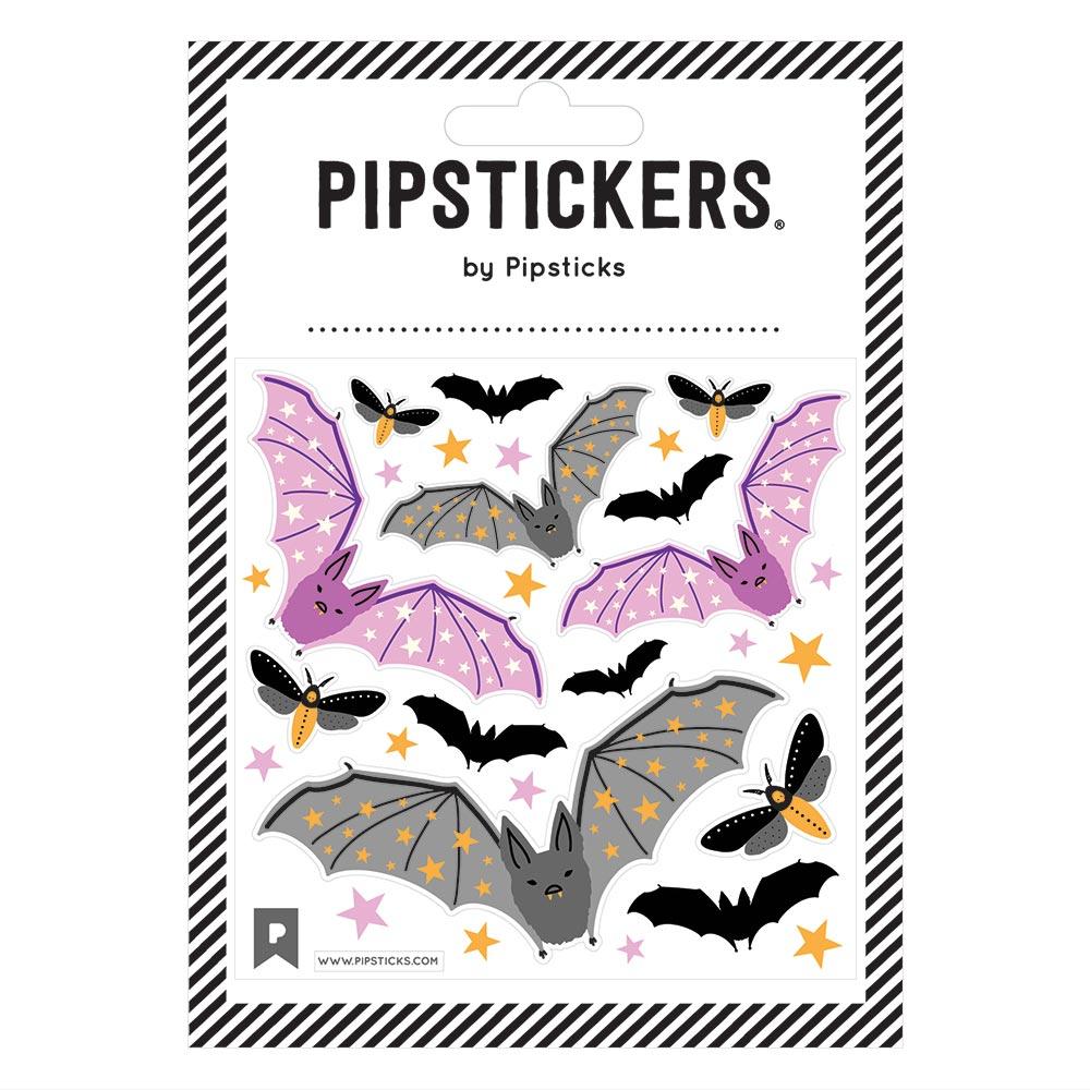 Fuzzy Bats & Moths Stickers by Pipsticks image 0