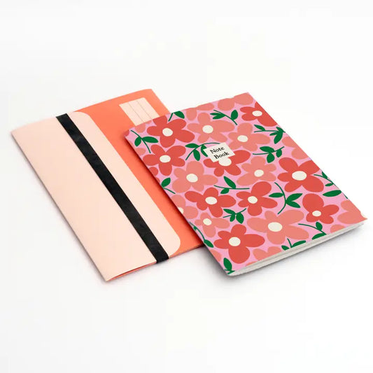 A5 Notebook and Folder - Primrose