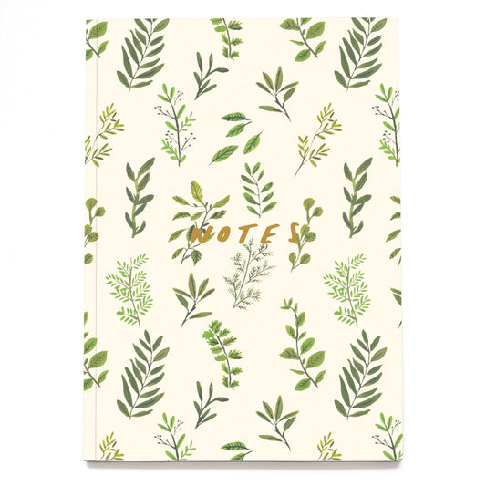 Plants Linen Notebook | OLD ENGLISH CO. image 0