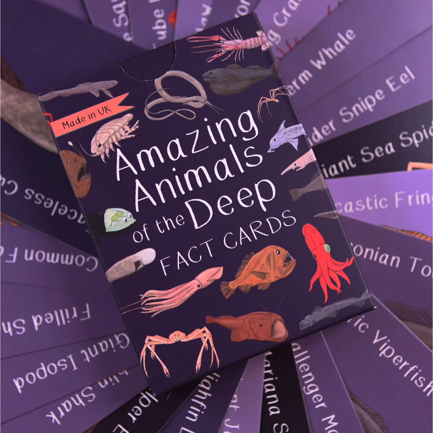 Amazing Animals of the Deep Fact Cards image 0