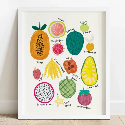 Exotic Fruit Print A3 image 0