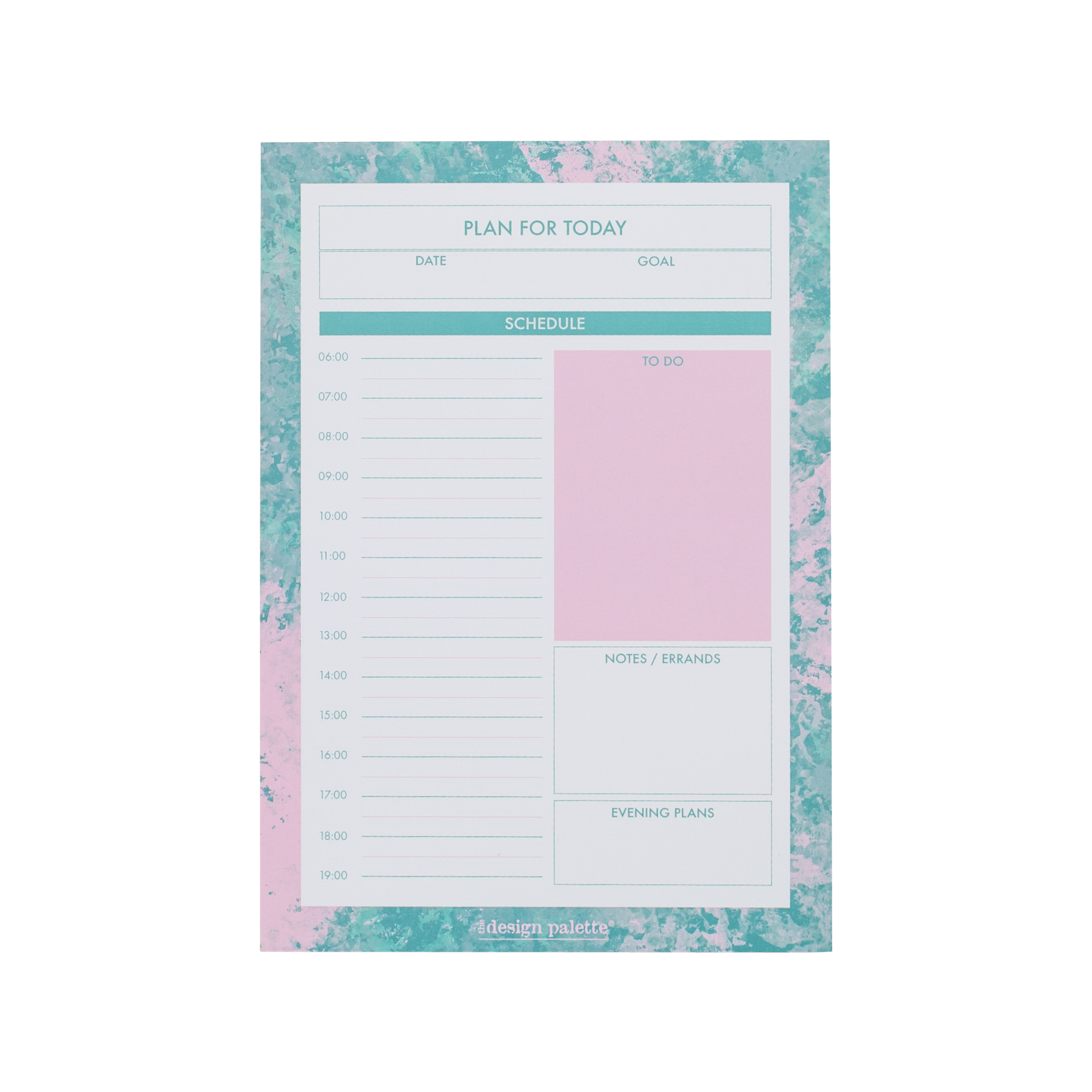 Marble Daily Planner Pad | THE DESIGN PALETTE image 0