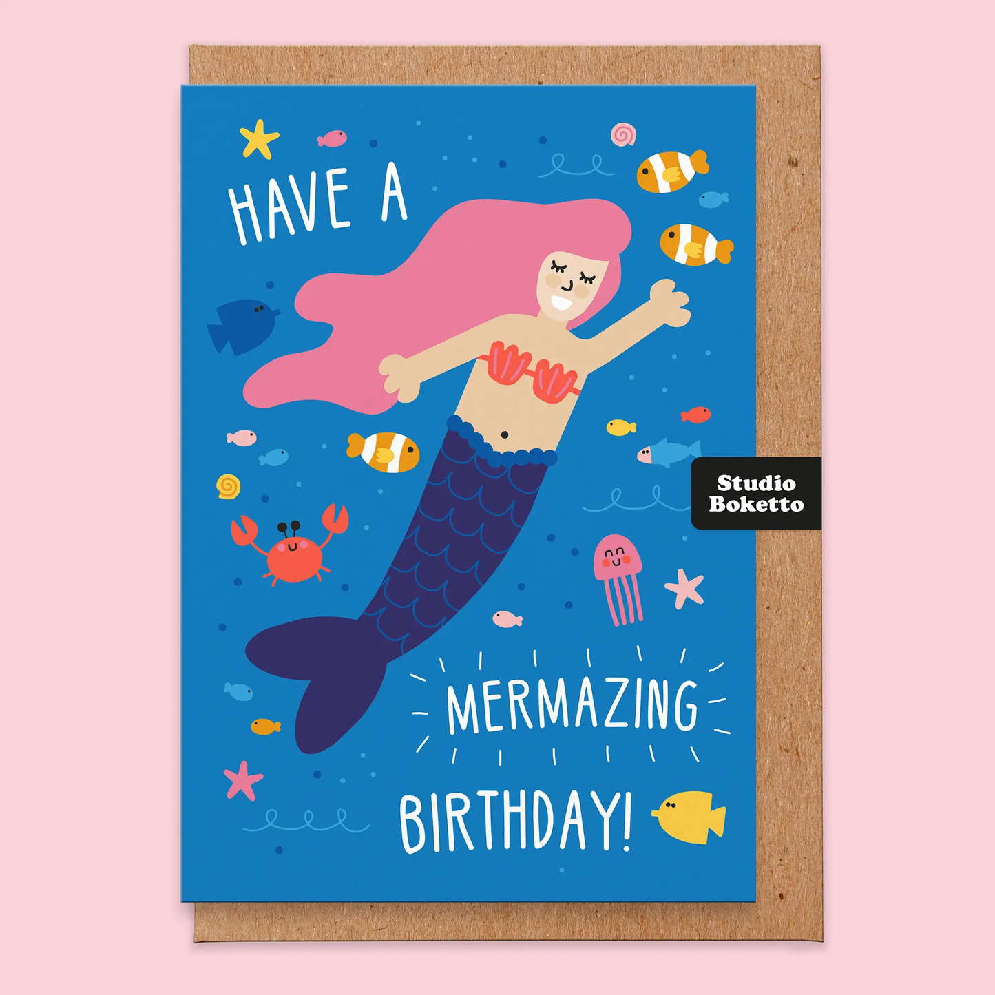 Mermazing Birthday Card image 0