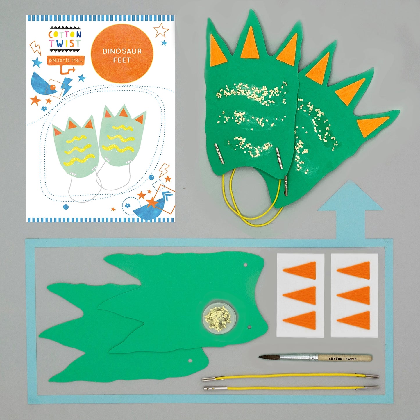 Make Your Own Dinosaur Feet Activity Pack image 1