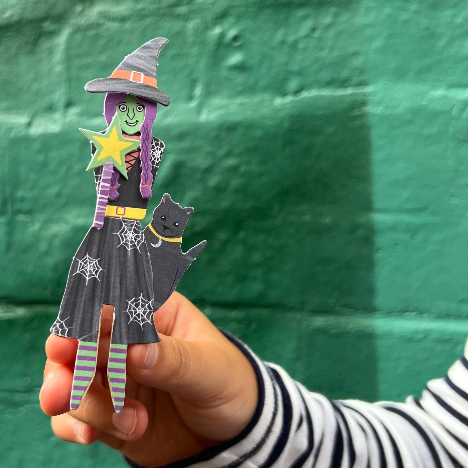 Make Your Own Witch Peg Doll Activity Pack image 0