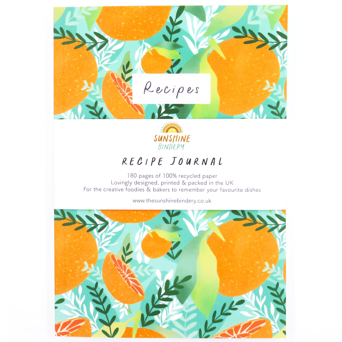 Tropicana A5 Recipe Journal | THE SUNSHINE BINDERY image 0