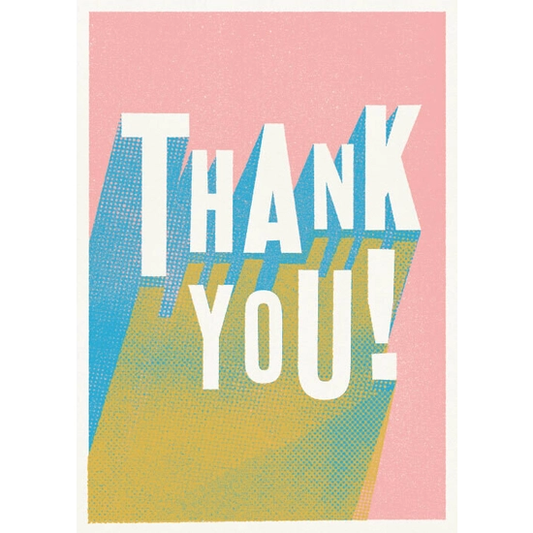 Thank You Rollerprint Greeting Card image 0