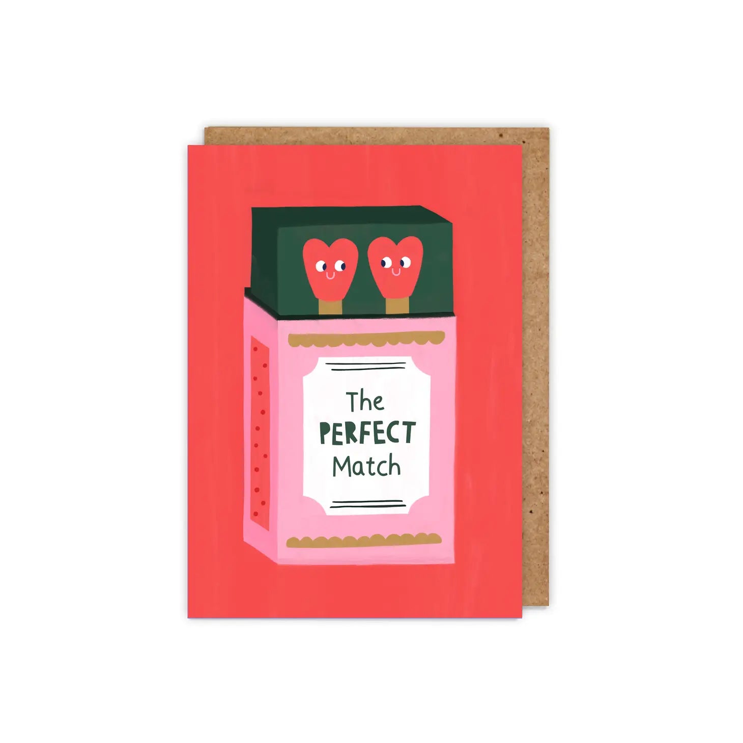 The Perfect Match Illustrated Card Anniversary/Valentines image 0