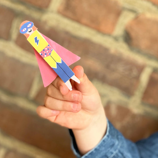 Make Your Own Superhero Peg Doll Activity Pack image 0