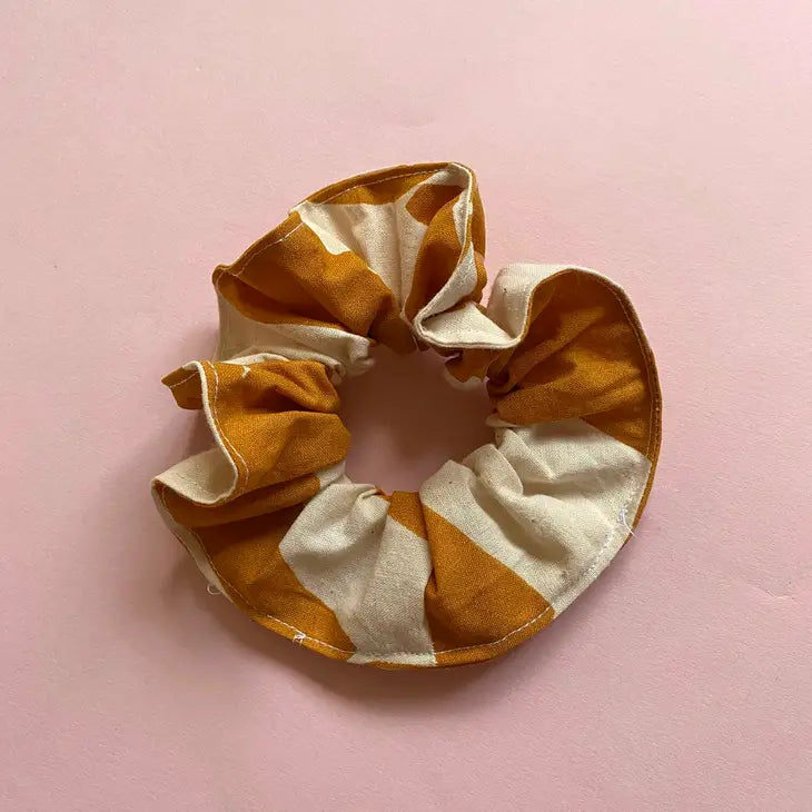 Leafy Handprinted Scrunchie image 2