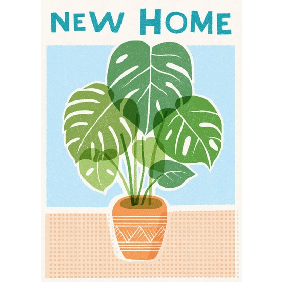 New Home Plant Greeting Card image 0