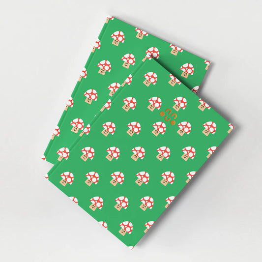 Mushroom/Toadstool Premium Lined Notebook