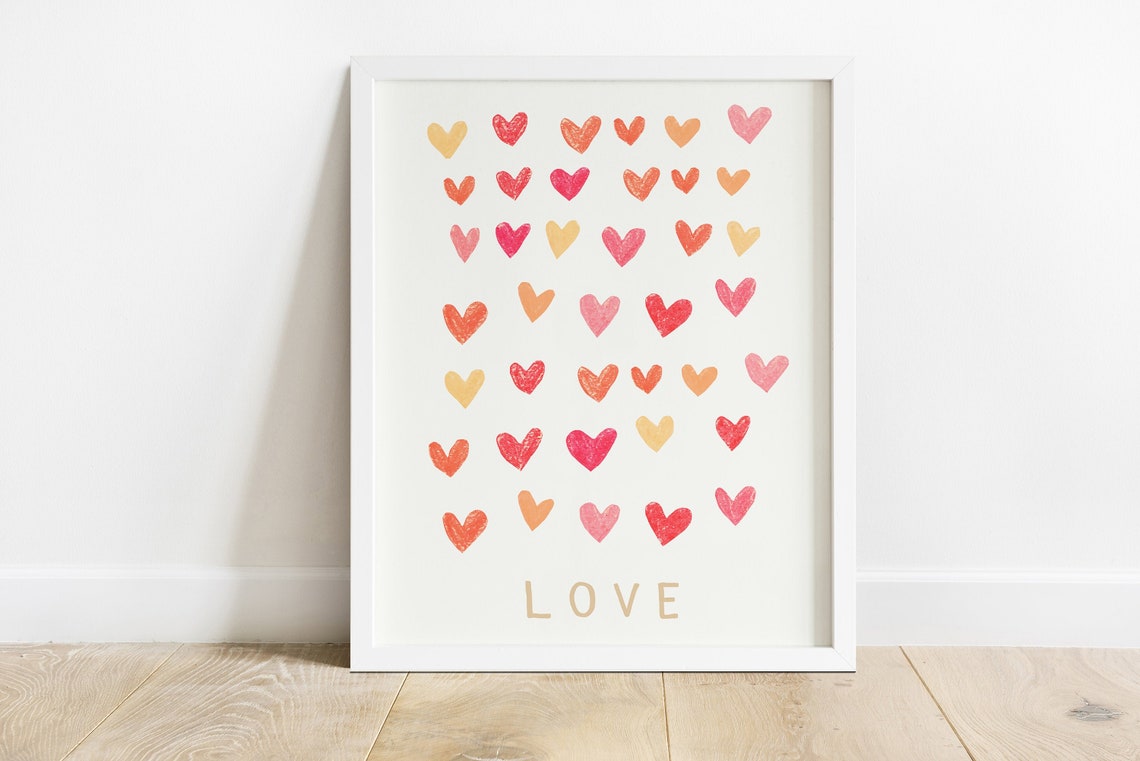 Love Heart A4 Print image 0