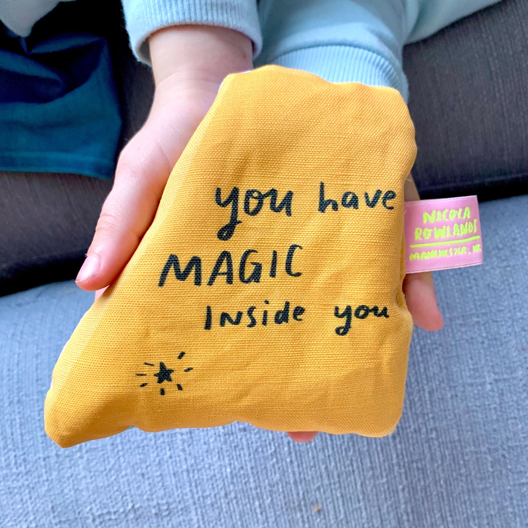 Sensory Palm Bag: Handmade Lavender Bag image 1