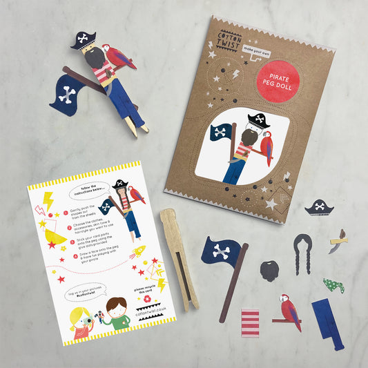 Make Your Own Pirate Peg Doll Activity Pack image 0