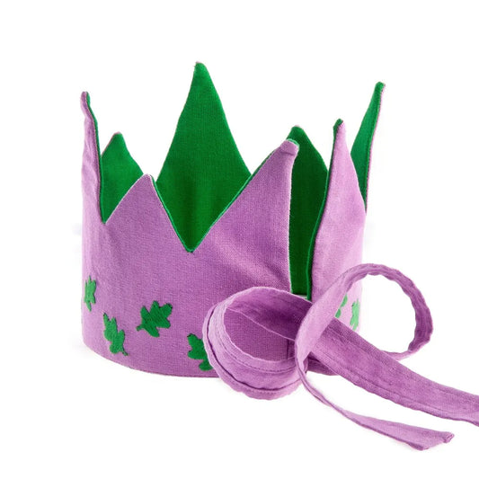 Reversible Oak Leaves Fabric Crown image 0