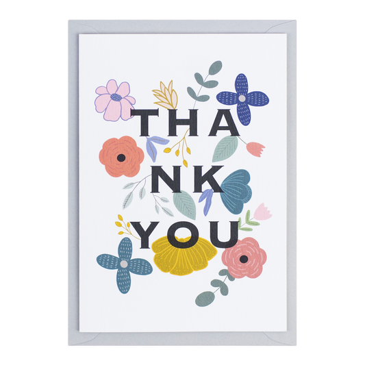 Floral Thank You Card | THE DESIGN PALETTE image 0