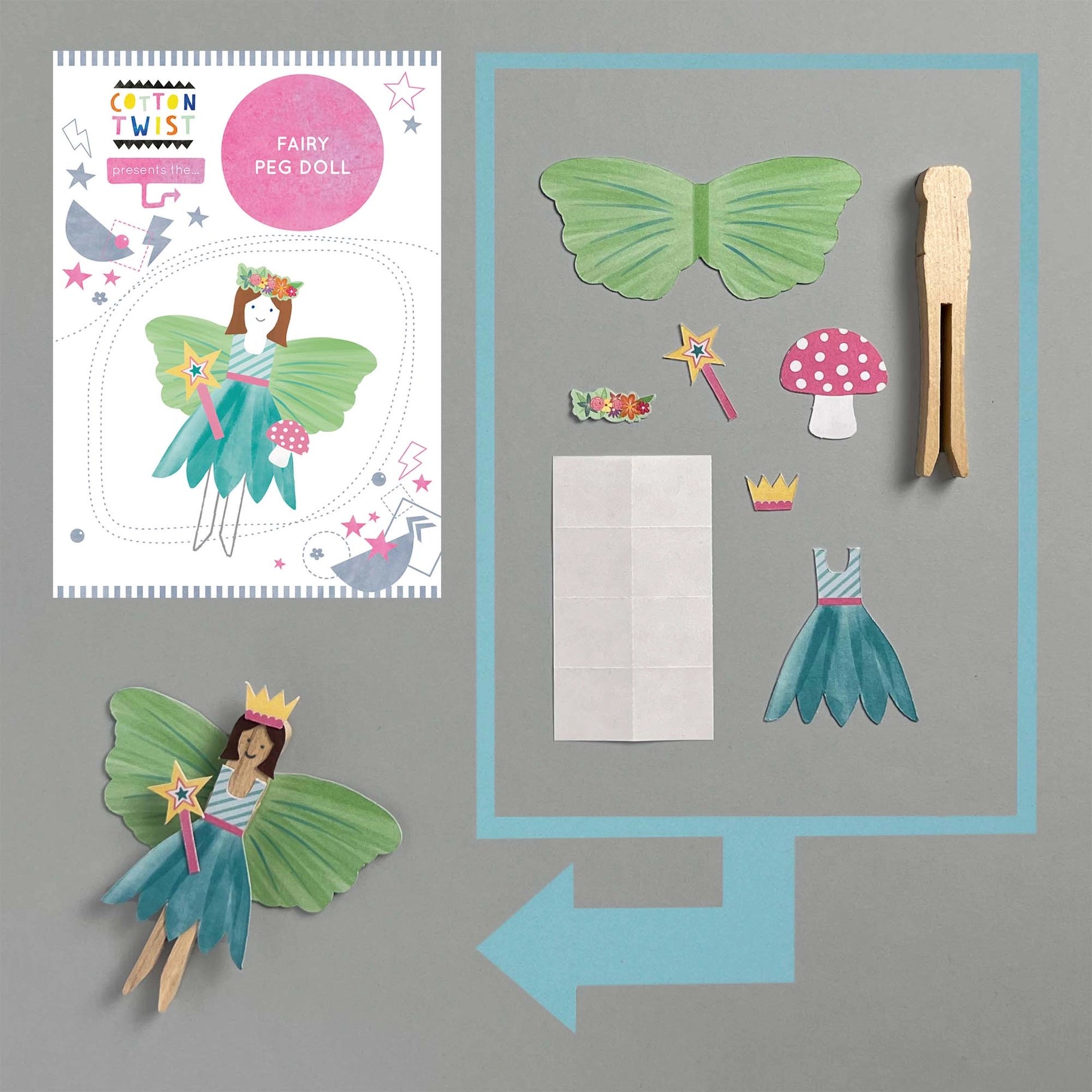 Make Your Own Fairy Peg Doll Activity Pack image 2