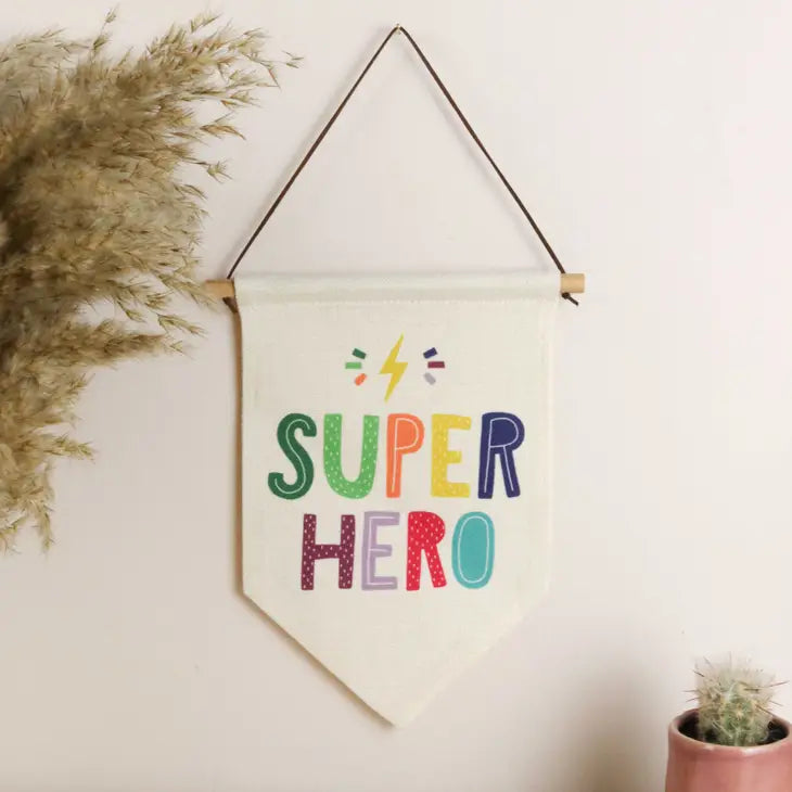 Super Hero Wall Banner Flag image 0