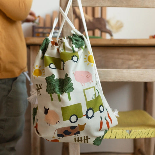 Farm Drawstring Bag