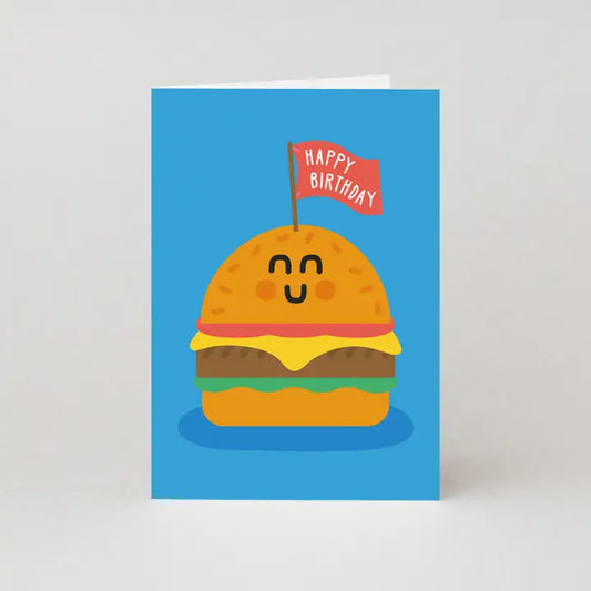 Mcburger Birthday Card