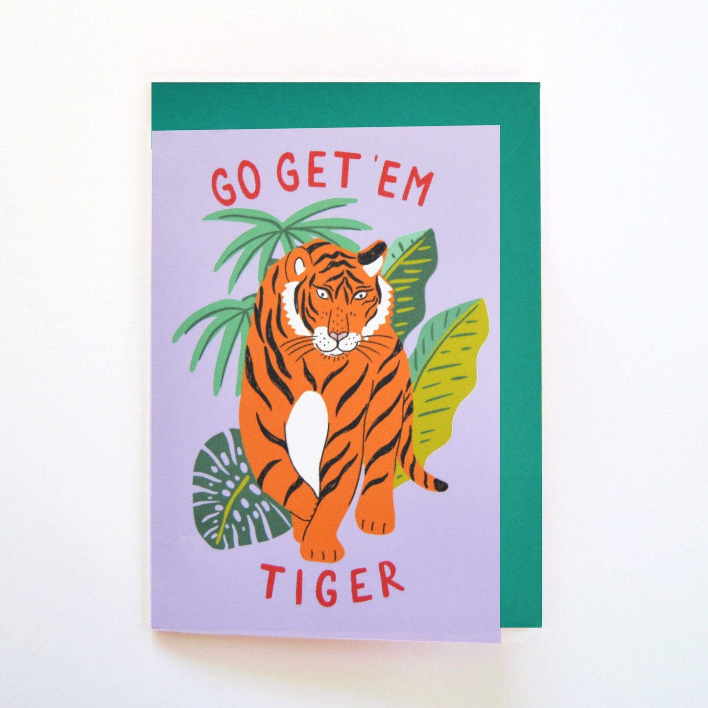 Go Get 'Em Tiger! Good Luck/ Encouragement Card image 0