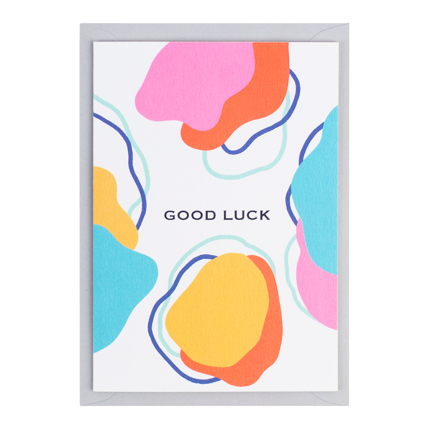 Abstract Good Luck Card | THE DESIGN PALETTE image 0