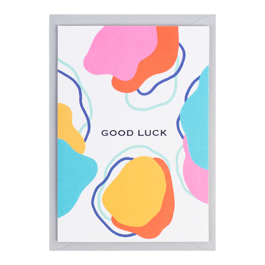 Abstract Good Luck Card | THE DESIGN PALETTE image 0