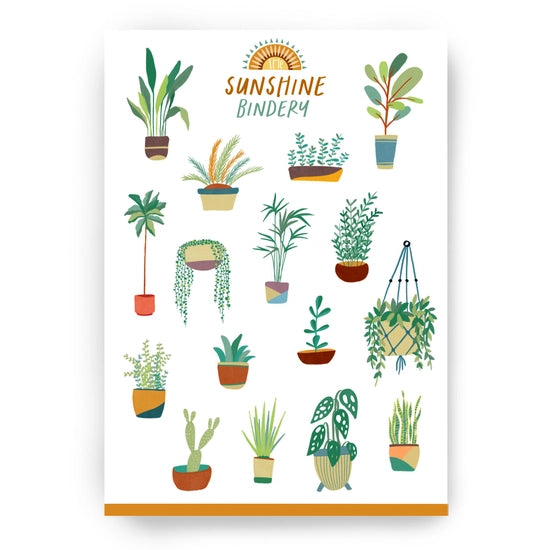 House Plants Sticker Sheet Pack image 0