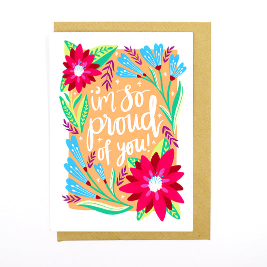 I'm So Proud of You Card | THE SUNSHINE BINDERY image 0