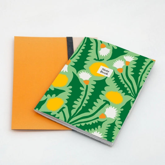 A5 Notebook and Folder - Dandelion