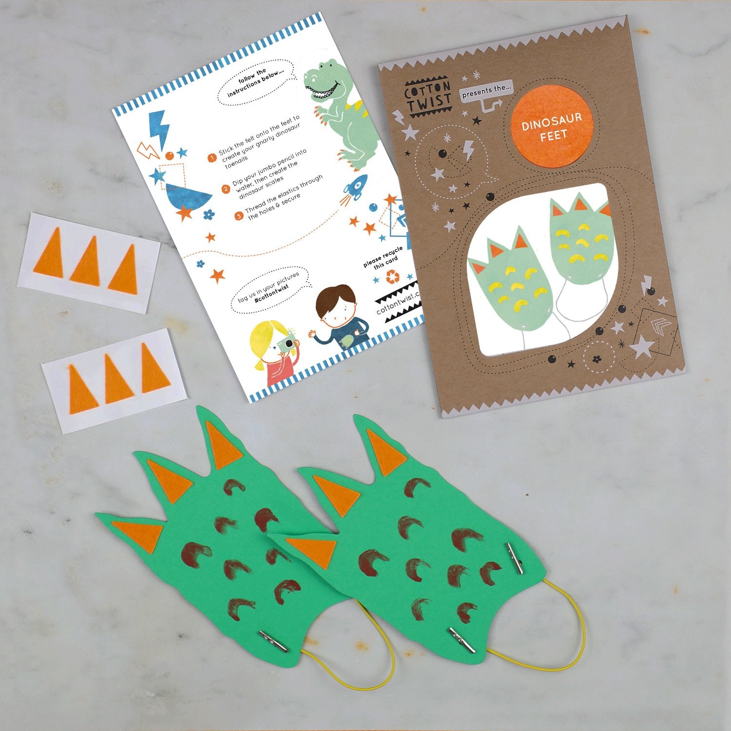 Make Your Own Dinosaur Feet Activity Pack image 0