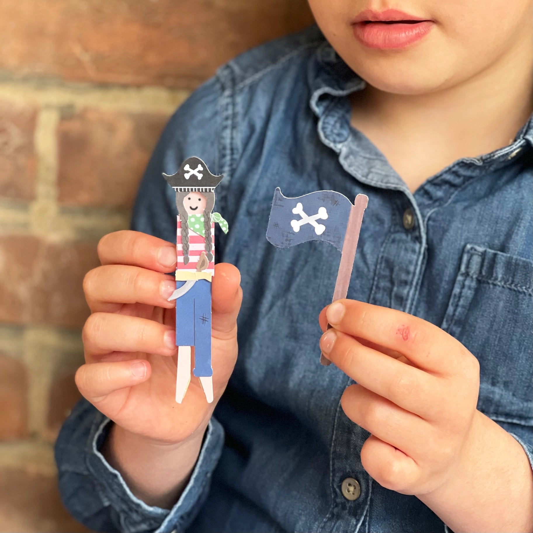 Make Your Own Pirate Peg Doll Activity Pack image 1