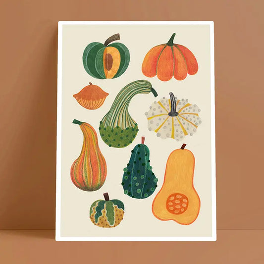 Pumpkins A4 Print